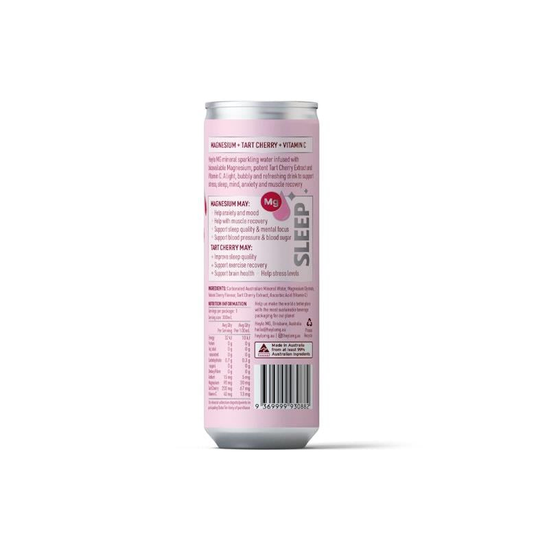 Load image into Gallery viewer, Heylo Magnesium Sparkling Water Cherry 4x300ml
