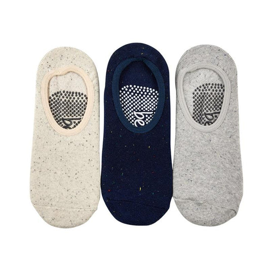 Benefeet 9 Pairs of Men's Studio Socks with Terry Lining & Non-Slip - Nep Yarn Size 7-11