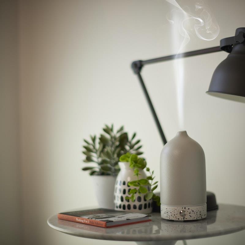 Load image into Gallery viewer, Ellia Pure Aroma Diffuser Ceramic &amp; Terrazzo Grey
