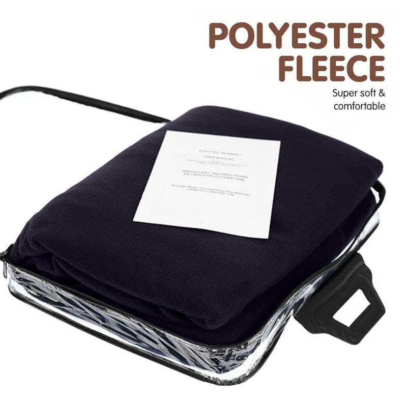 Load image into Gallery viewer, Laura Hill Heated Electric Car Blanket Blue
