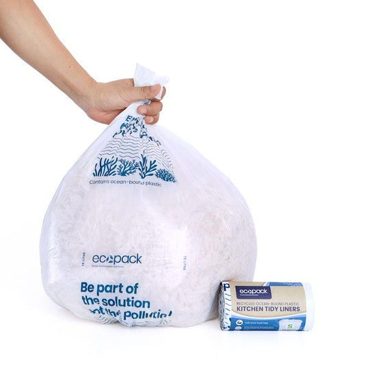 Ecopack 18L Recycled Plastic Bags Small Bundle 4 Rolls/200 Bags