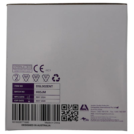 Enliv Enteral Syringe Sterile 2.5mL 100 Pieces/Box