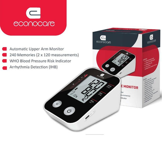 Econocare Upper Arm Blood Pressure Monitor 1Unit