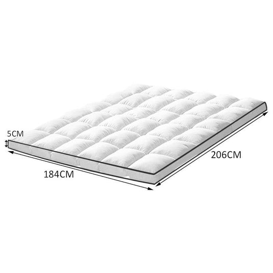 DreamZ Bedding Luxury Pillowtop Mattress Topper Mat Pad Protector Cover King Size