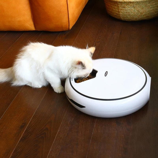 Lentek 5 Meal Automatic Pet Feeder with Voice Message White