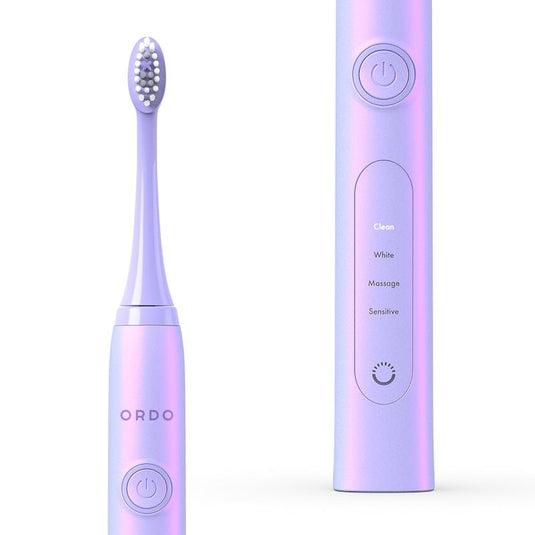 ORDO Sonic+ Toothbrush & 2x Brush Head Bundle Pearl Violet