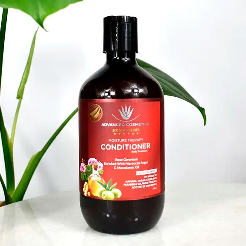Load image into Gallery viewer, Advanced Cosmetica Six Star Series Moisture Therapy Shampoo &amp; Conditioner (500ml) Bundle
