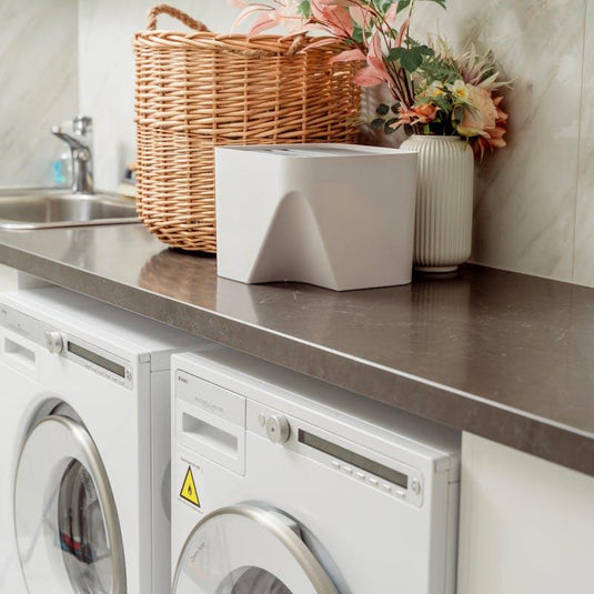 Clevinger 2pc 12L+18L Stackable Plastic Kitchen Trash Bin Household Classification Storage Box 1Unit