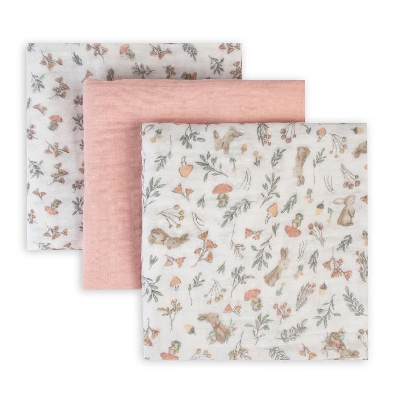 Load image into Gallery viewer, The Little Linen Company Muslin 3pk Wrap Harvest Bunny

