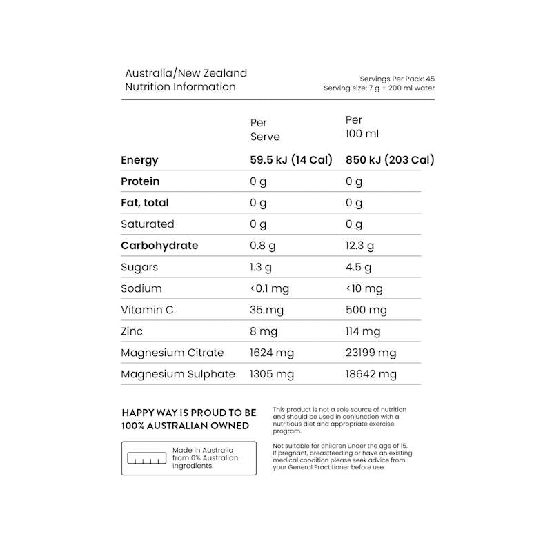 Load image into Gallery viewer, Happy Way Tropical Magnesium Powder 315g

