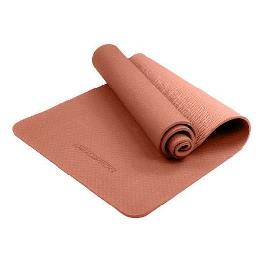 Powertrain TPE Yoga Pilates Exercise Mat 6mm Pink
