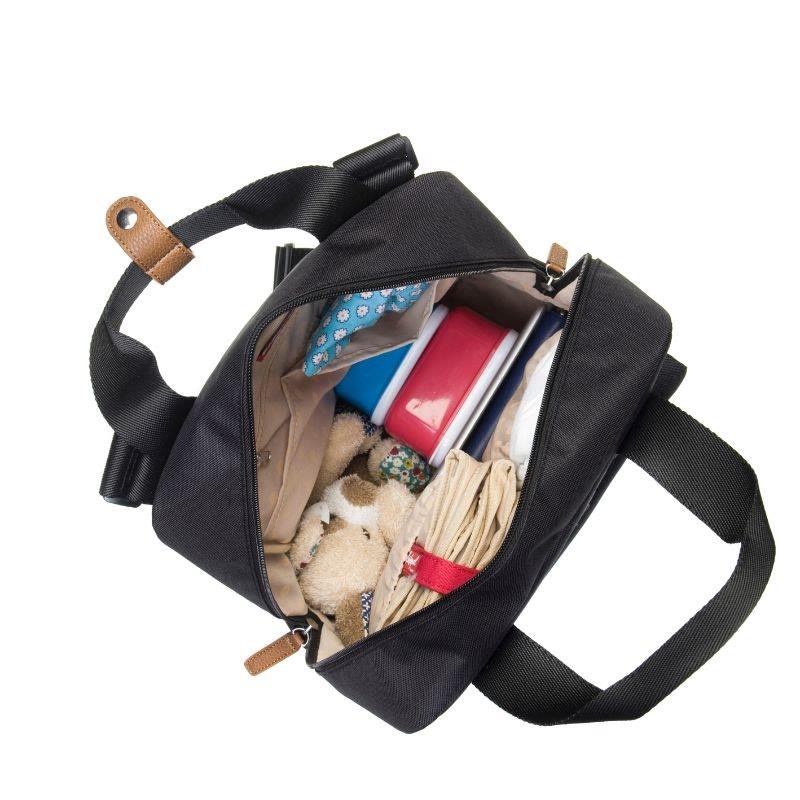 Load image into Gallery viewer, Babymel Georgi Eco Convertible Bag Black
