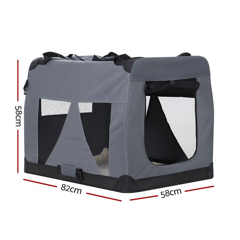 Load image into Gallery viewer, i.Pet Pet Carrier Soft Crate Dog Cat Travel 82x58CM Portable Foldable Car X-Large
