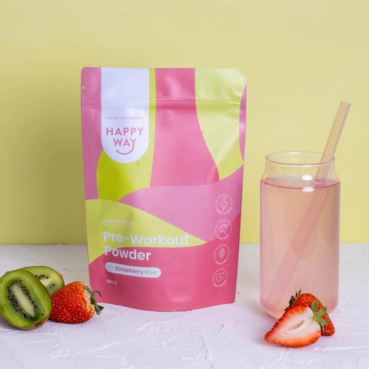 Happy Way Strawberry Kiwi Pre-workout 250g