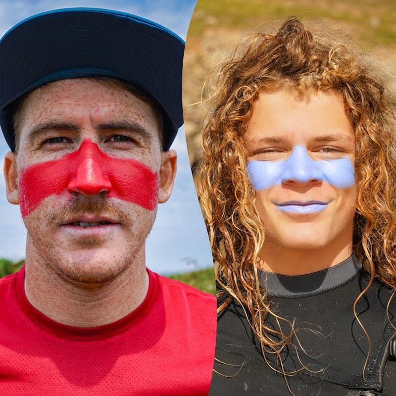 Load image into Gallery viewer, SUN ZAPPER Extreme Zinc Red/White/Blue SPF 50+ Stick 3Pack
