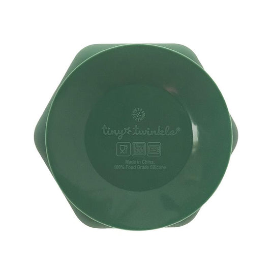 Tiny Twinkle Silicone Suction Bowl Olive Green