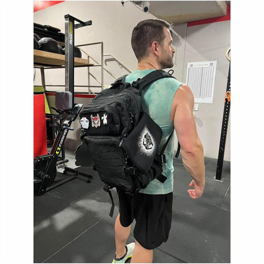 Buff Roo 48L Military Style Backpack Black