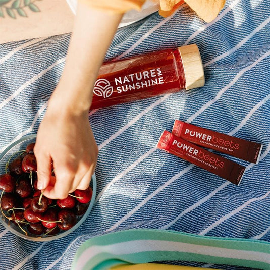 Nature's Sunshine Power Beets Superfood Performance Booster 7 To-go Packs