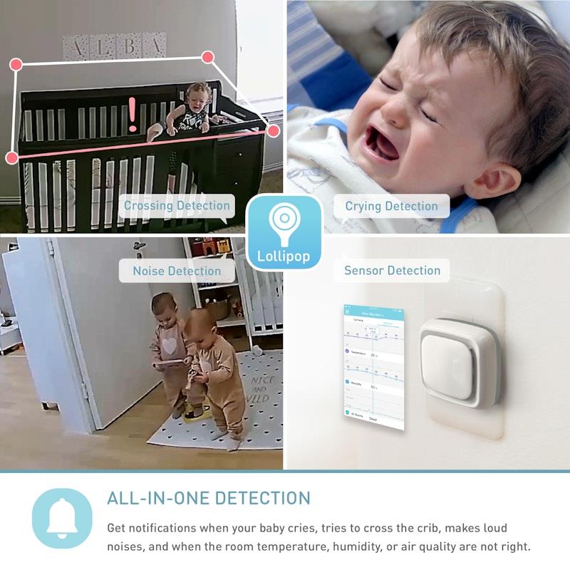 Load image into Gallery viewer, Lollipop Smart Baby Camera- Pistachio One Size

