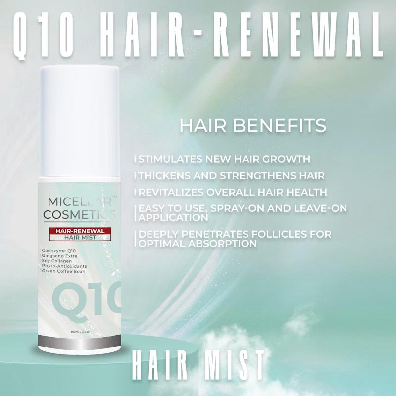 Load image into Gallery viewer, Micellar Cosmetics Q10 Hair Renewal - Hair Mist 1Unit
