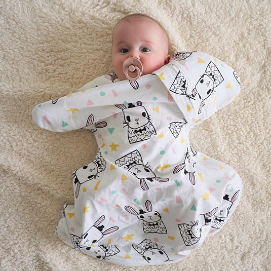 Baby Loves Sleep Sleepy Hugs Extra-Wide Sack (Hip Dysplasia) - Some Bunny Loves You (All Seasons) 0-3M