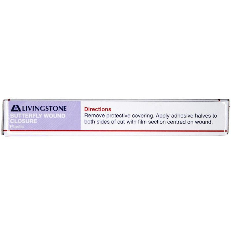 Load image into Gallery viewer, Livingstone Butterfly Wound Closure with Non-stick Centre Sterile 46 x 10mm 10Pack
