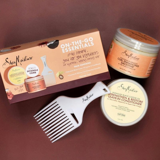 SheaMoisture On The Go Essentials Coconut & Hibiscius Styling 3 Pieces Value Pack