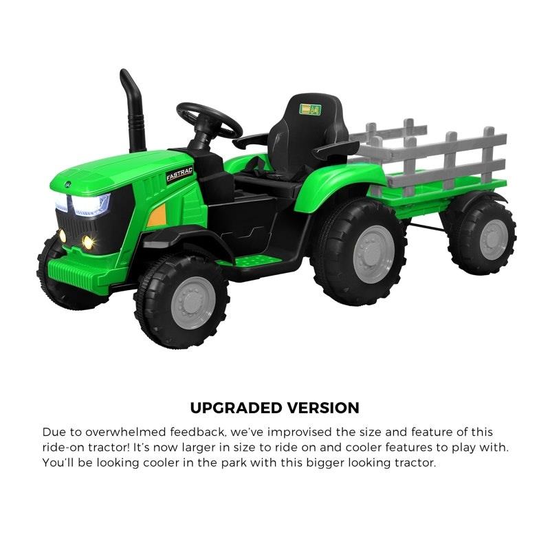 Load image into Gallery viewer, Mazam Kids Ride On Car Tractor 12V Remote Control Electric Battery Toy XL Green
