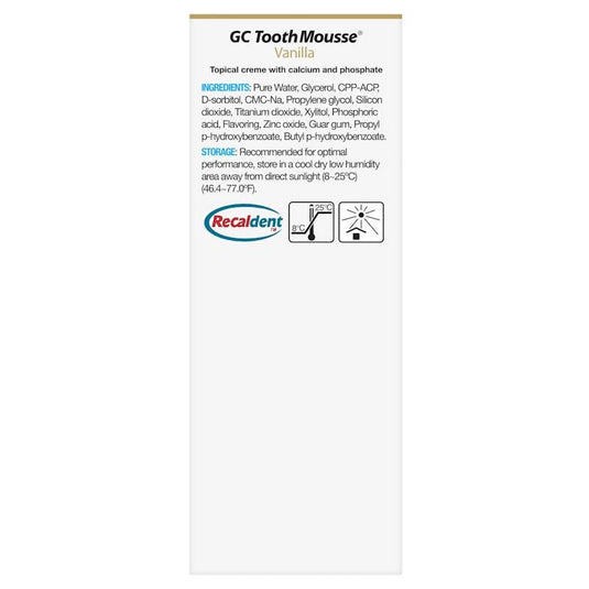 GC Tooth Mousse Vanilla 40g