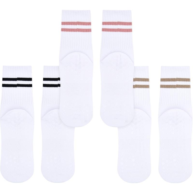 Load image into Gallery viewer, High Heel Jungle Varsity Premium Combed Cotton Full Grip Pilates/ Yoga Socks Multi-colour Bundle
