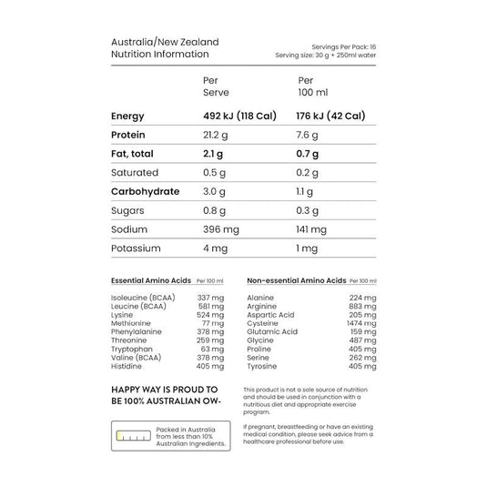 Happy Way Smooth Operator Salted Caramel Vegan Protein Powder 500g
