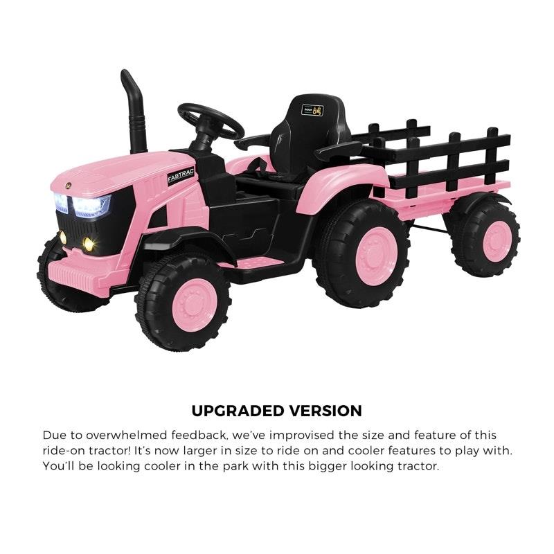 Load image into Gallery viewer, Mazam XL SIZE Kids Ride On Car Tractor 12V Remote Control Electric Pink
