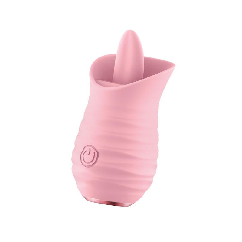 Load image into Gallery viewer, Luv Inc Tongue Flickering Vibrator Pink 1pc
