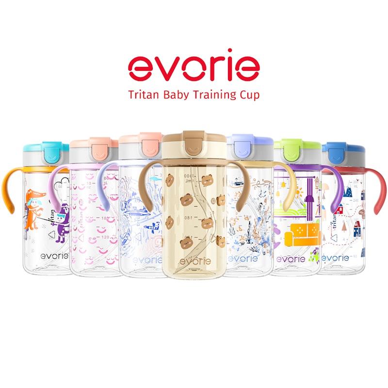 Load image into Gallery viewer, Evorie Tritan Kids Straw Water Bottle Mug 300mL, Under the Sea 1Unit
