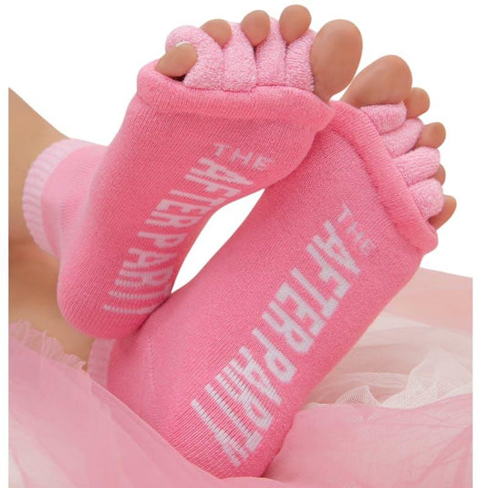 High Heel Jungle After Party Soft Foot Alignment Socks Pink