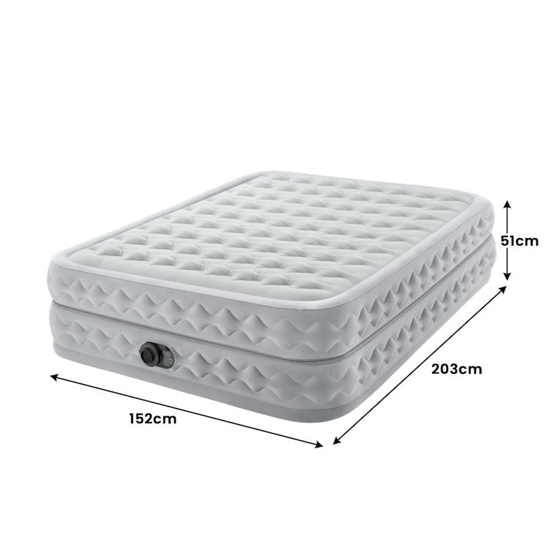 Load image into Gallery viewer, Intex Dura-Beam Deluxe Supreme Air-Flow Air Mattress Queen
