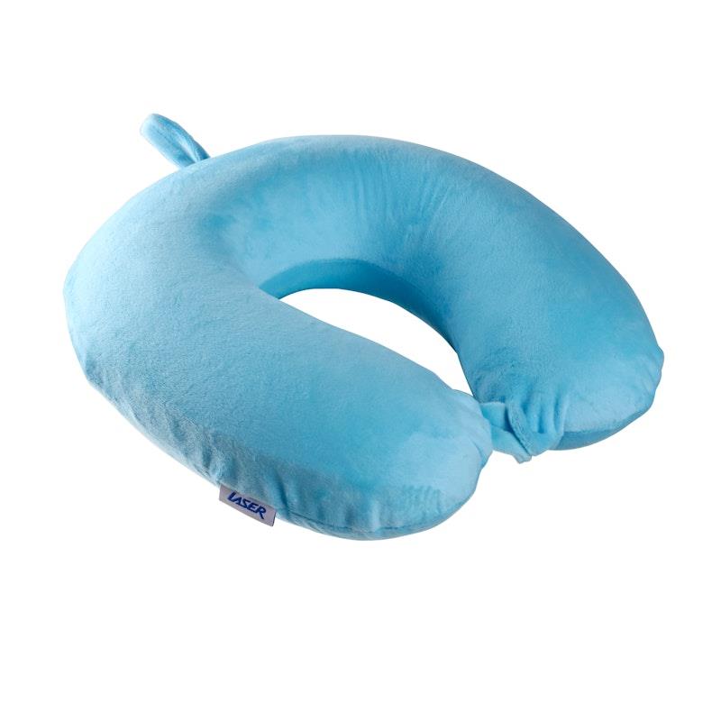 Load image into Gallery viewer, Laser Memory Foam Neck Pillow Blue
