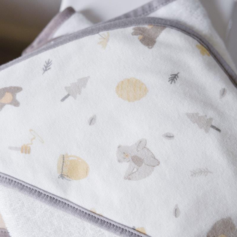 Load image into Gallery viewer, The Little Linen Company Hooded Towel 2Pk Nectar Bear
