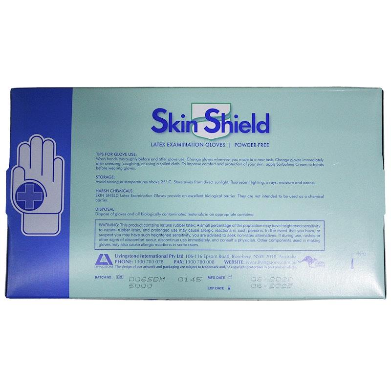 Load image into Gallery viewer, Skin Shield Powder Free Latex Gloves Medium 100 Pieces/Box

