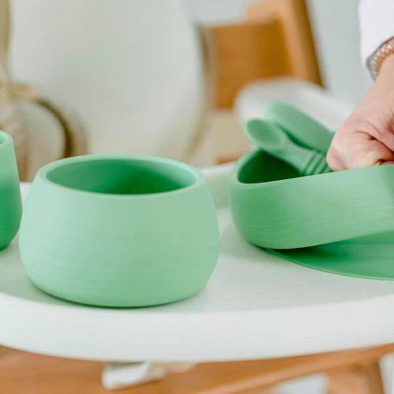 Load image into Gallery viewer, Starting Solids Australia Suckie Scoop Bowl Mint Crisp
