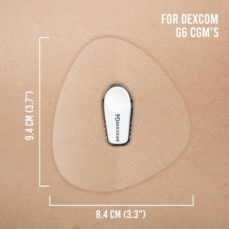 Load image into Gallery viewer, Not Just a Patch Dexcom G6 Patches - Clear 20pk
