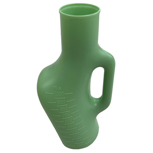 Livingstone Plastic Spill-Proof Male Urinal 1L Capacity Each
