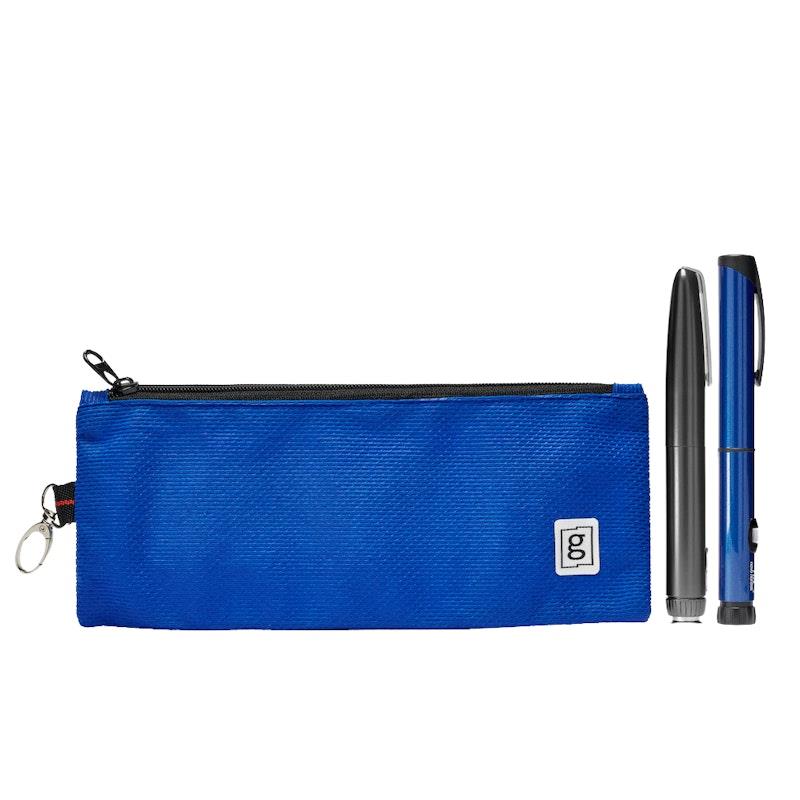 Load image into Gallery viewer, Glucology Zip Wallet Blue
