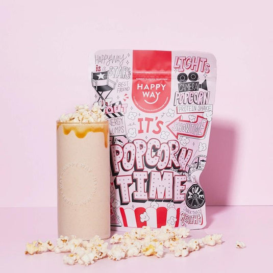 Happy Way Caramel Popcorn Vegan Protein Powder 500g