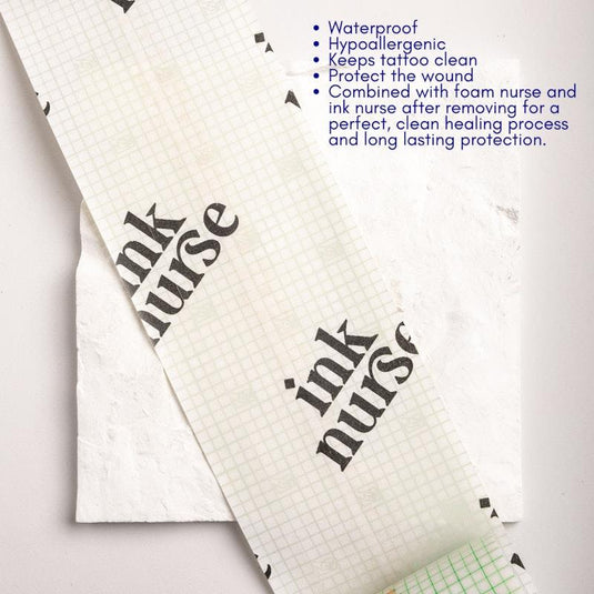Ink Nurse Tattoo Aftercare Second Skin Film Wrap Pro - 10M X 10CM 1Roll