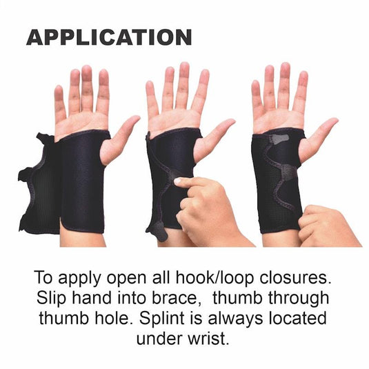 BodyAssist Comfort Carpal Tunnel Wrist Brace Universal Left & Right One Size