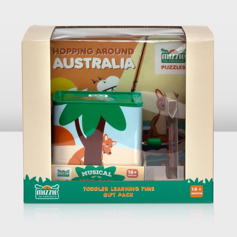 Load image into Gallery viewer, Mizzie The Kangaroo Toddler Learning Time Gift Set
