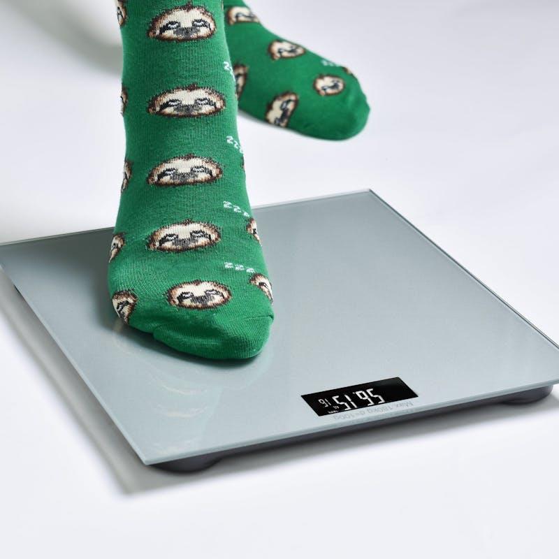 Load image into Gallery viewer, Clevinger Silver Digital Glass Bathroom Scale Max Capacity 180KG 1Unit
