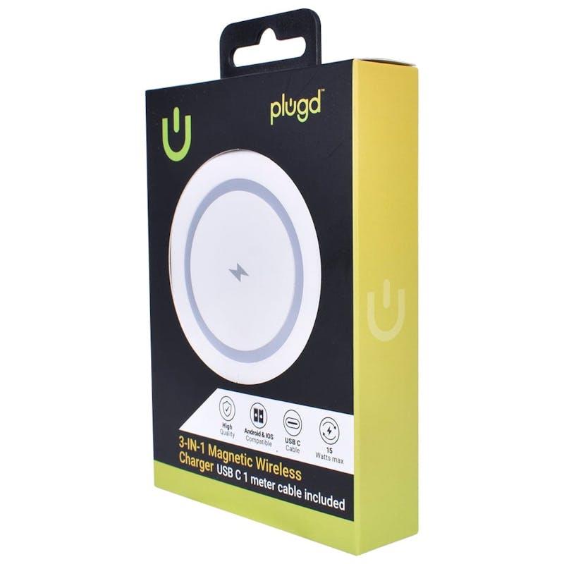 Load image into Gallery viewer, PLUGD 3 in 1 Wireless Charging Foldable Station for Apple Mag Safe 1 Piece

