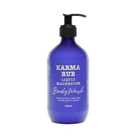 Karma Rub Magnesium Body Wash, Sports Spray, Night Cream Bundle